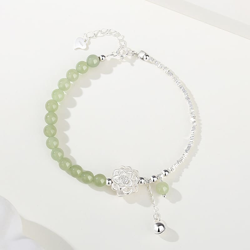 Pure Lotus Jade Bracelet
