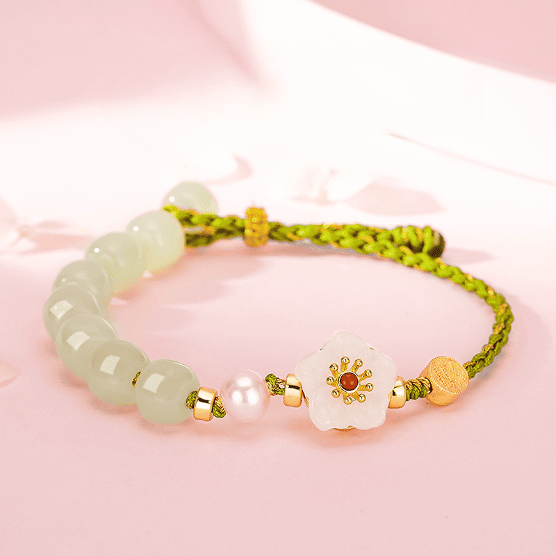 Spring Blossom Jade Bracelet