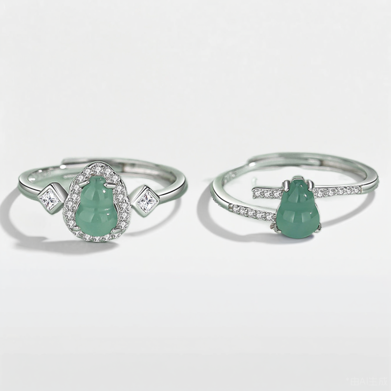 Lucky Gourd Sterling Silver Ring