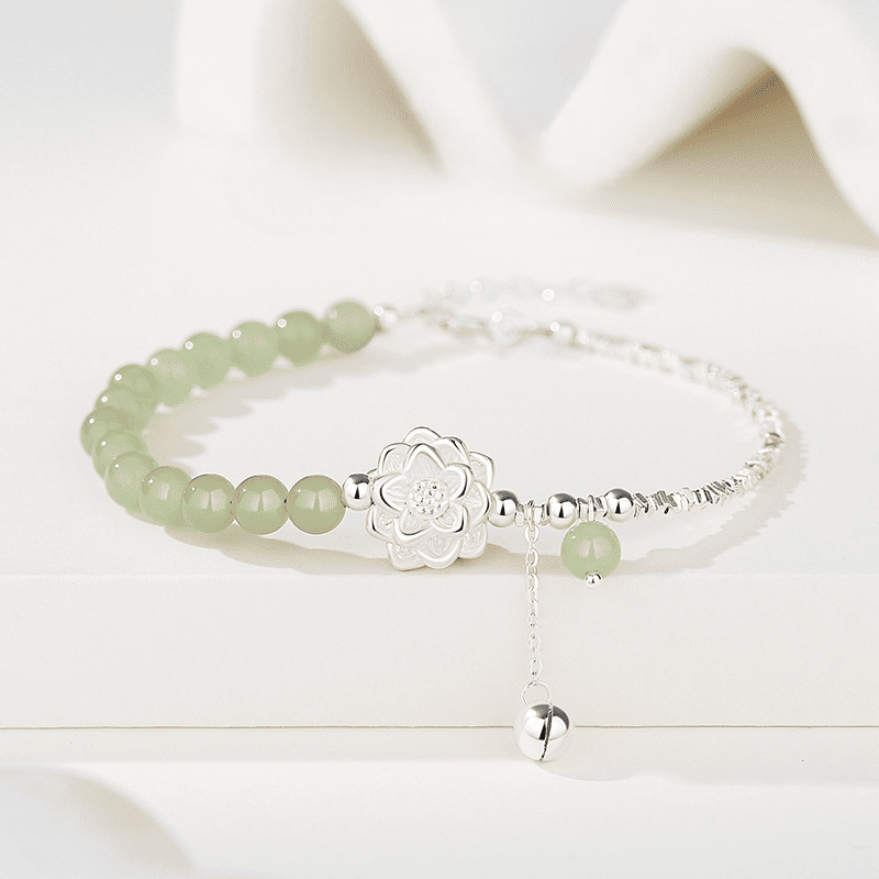 Pure Lotus Jade Bracelet