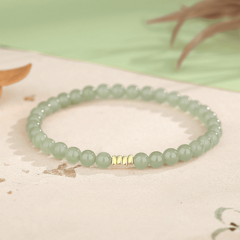 Minimalist Jade Balance Bracelet