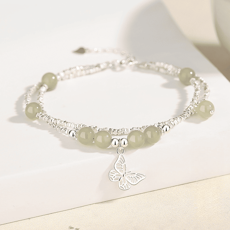 Butterfly Whisper Jade Bracelet
