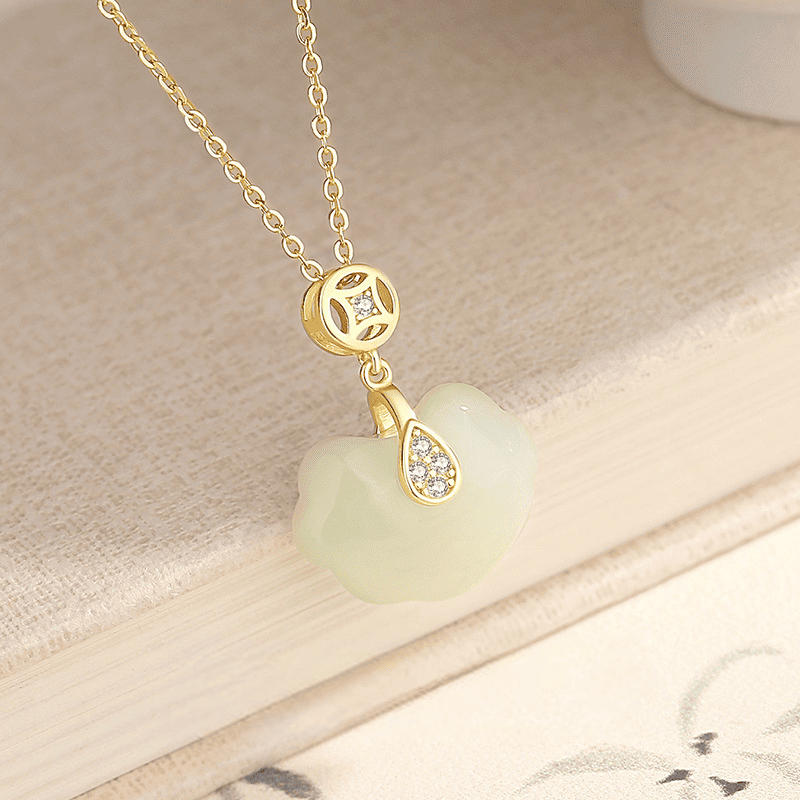 Jade Cloud Blessing Necklace