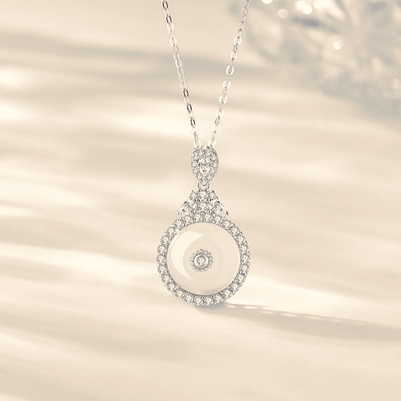 Celestial Halo Jade Pendant
