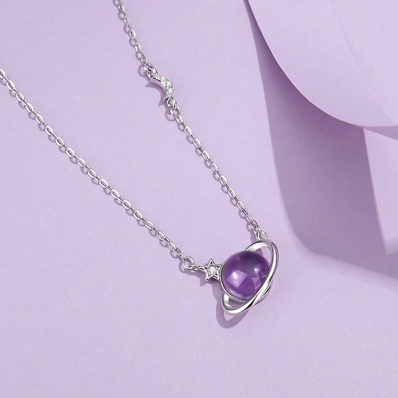 Galaxy Dream Amethyst Necklace