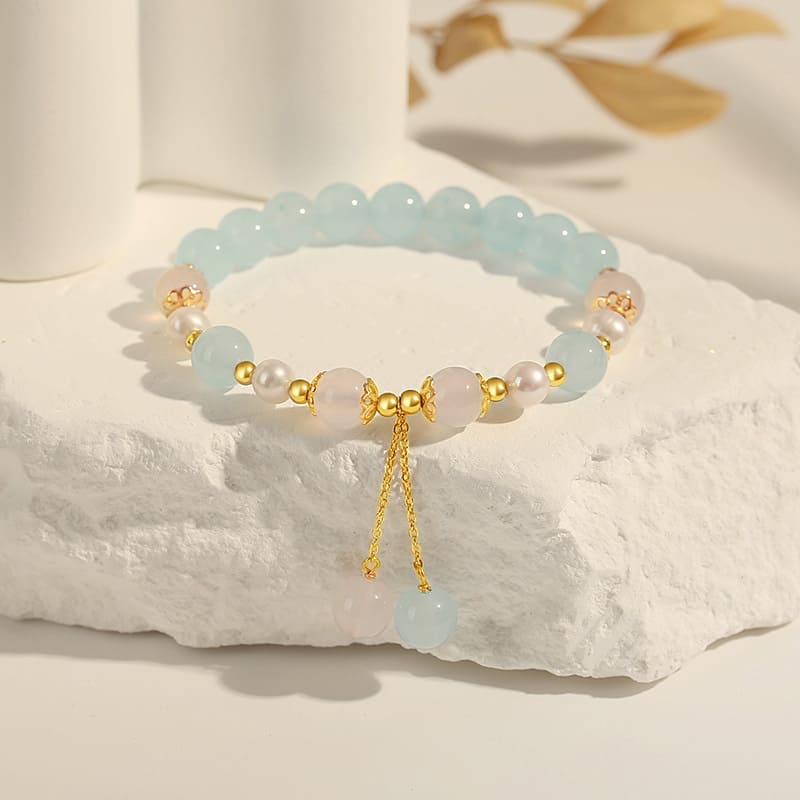 Harmony Colors Jade & Pearl Bracelet