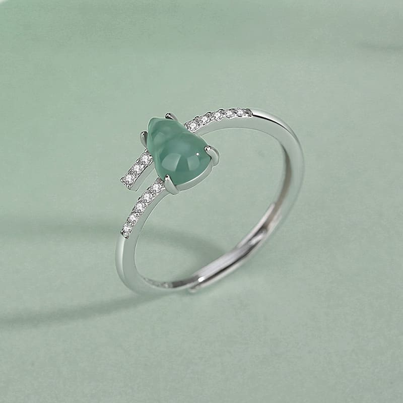 Lucky Gourd Sterling Silver Ring
