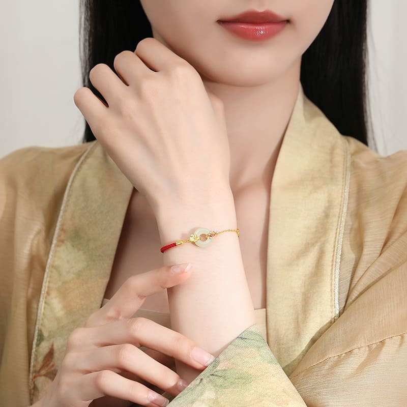 Koi Blessing Jade Bracelet