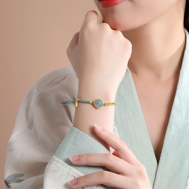 Tranquil Jade Amulet Bracelet