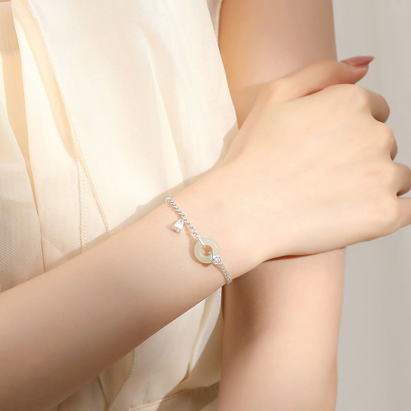 Elegant Harmony Jade Bracelet