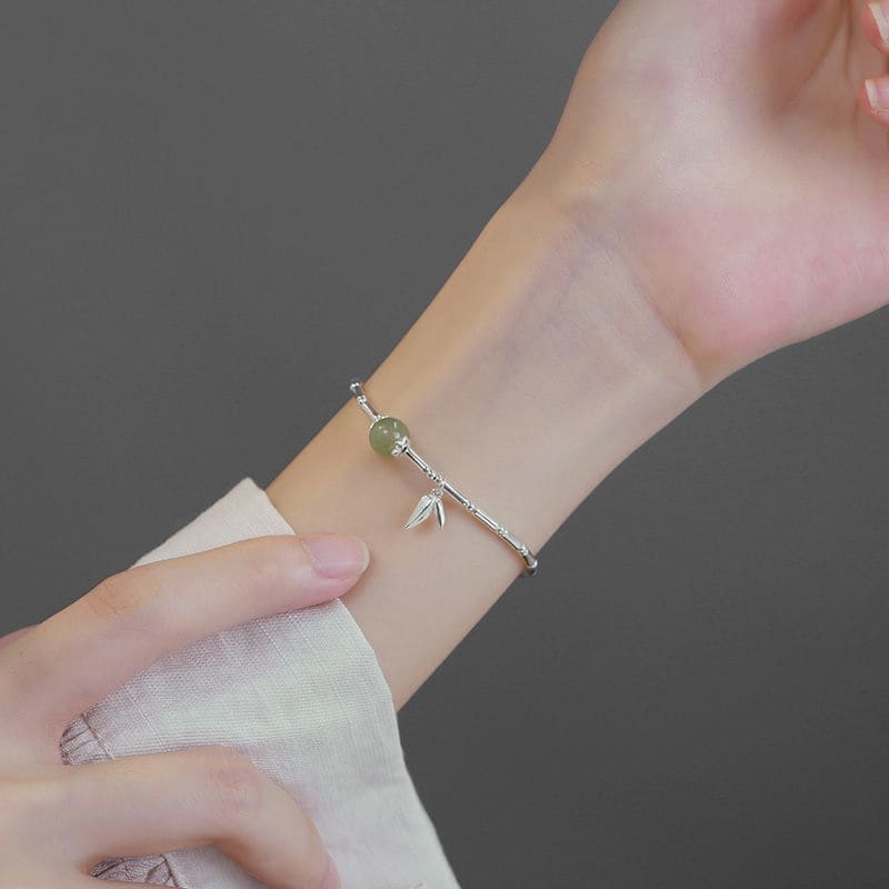 Bamboo Whisper Jade Bracelet