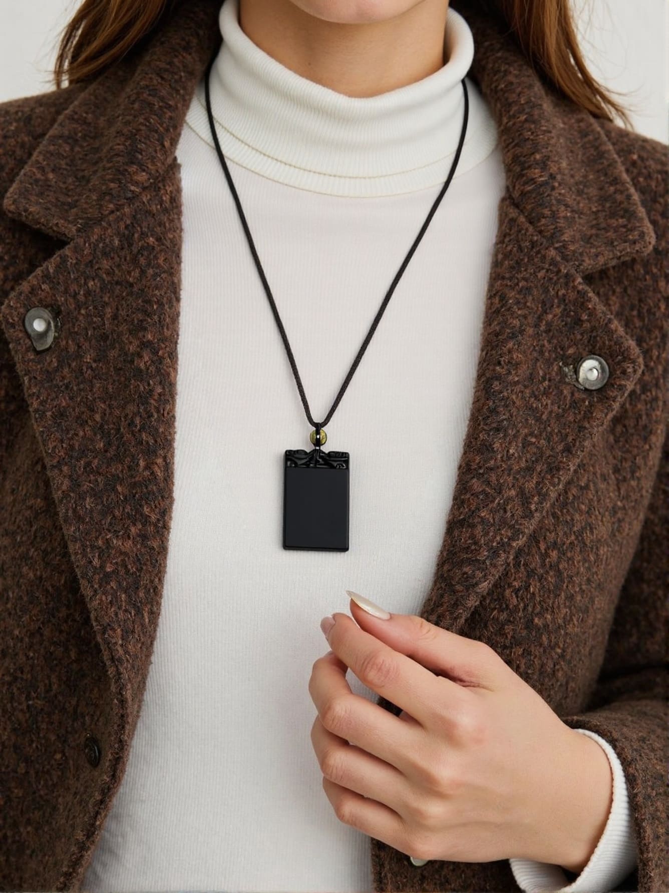 Obsidian Guardian Pendant – Pixiu Necklace for Peace, Safety & Protection - JadeTale