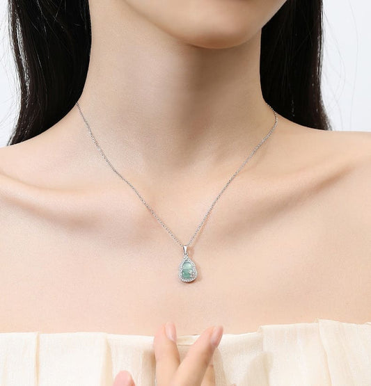 Jade Gourd Abundance Necklace