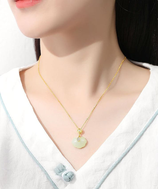 Jade Cloud Blessing Necklace