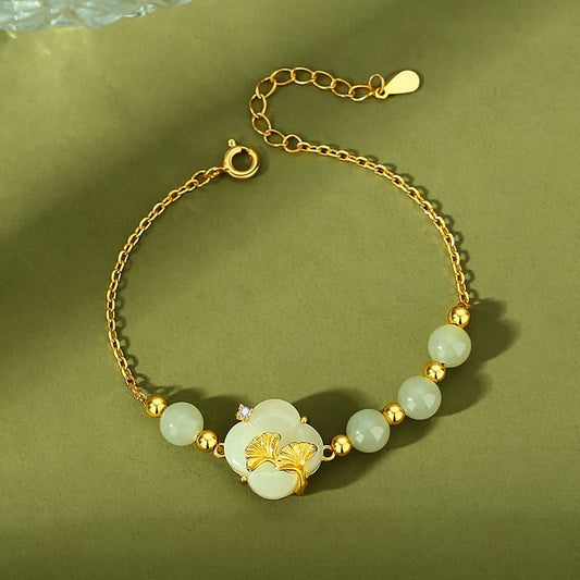 Jade Bead Bracelet