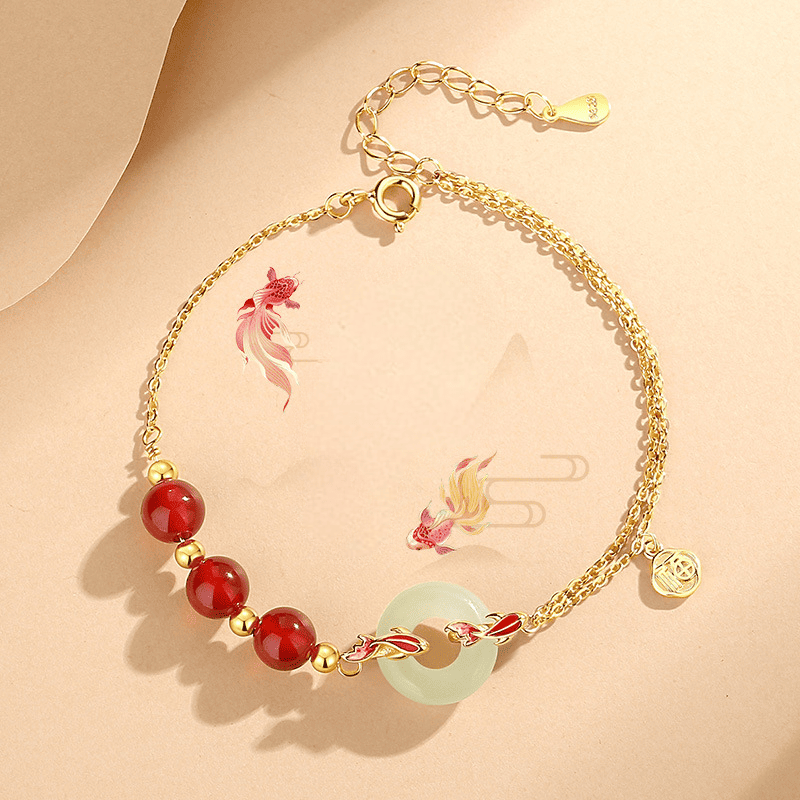 Prosperity Koi Jade Bracelet