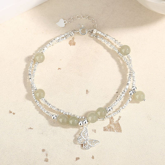 Butterfly Whisper Jade Bracelet
