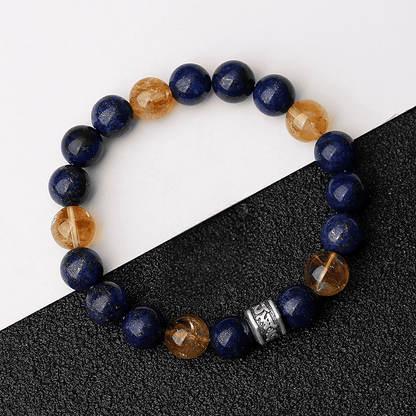 Wisdom & Wealth Lapis Lazuli Bracelet
