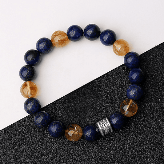 Wisdom & Wealth Lapis Lazuli Bracelet