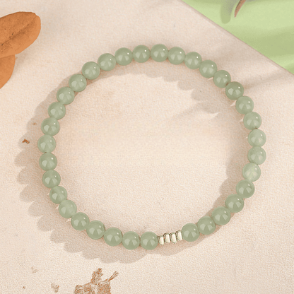 Minimalist Jade Balance Bracelet