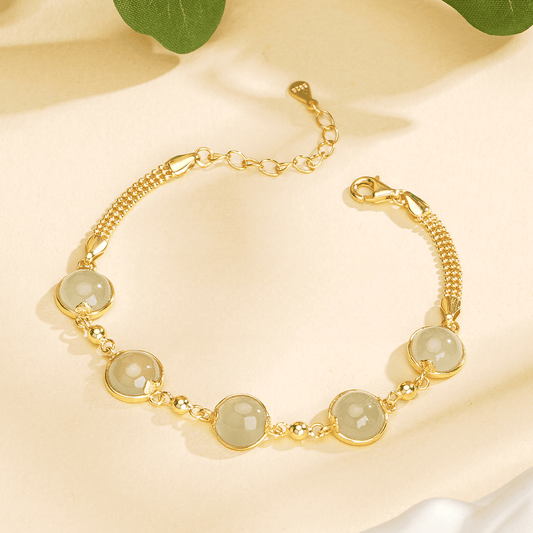 Celestial Jade Orbit Bracelet