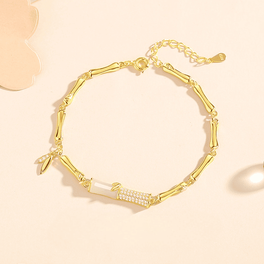 Bamboo Harmony Jade Bracelet