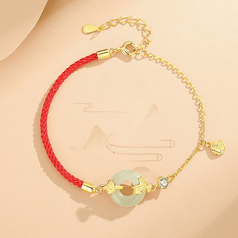 Ginkgo Harmony Jade Bracelet