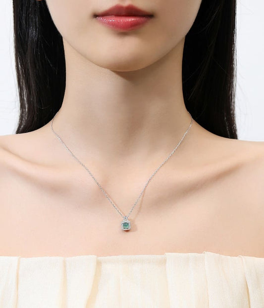 Jade Lock Pendant Necklace