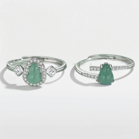 Lucky Gourd Sterling Silver Ring