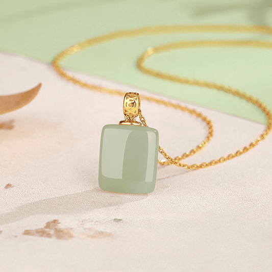 Jade Wushi Pendant Necklace