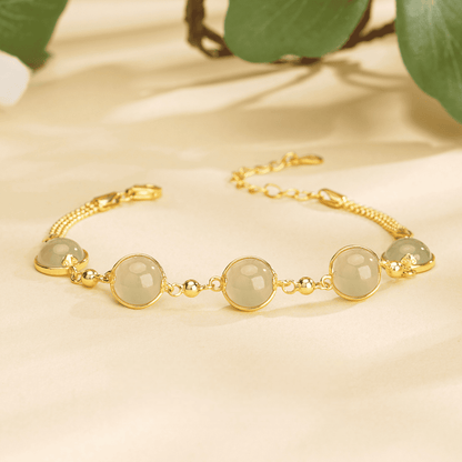 Celestial Jade Orbit Bracelet