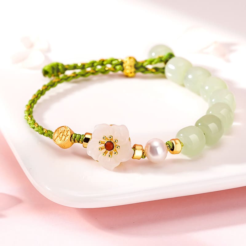 Spring Blossom Jade Bracelet