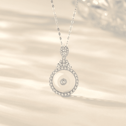 Celestial Halo Jade Pendant