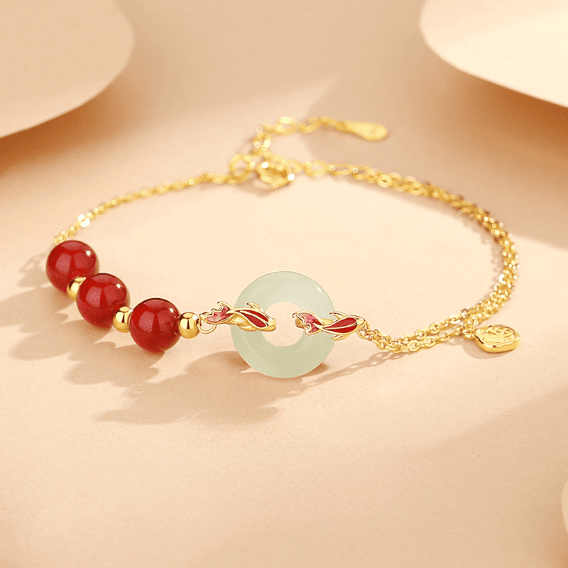 Prosperity Koi Jade Bracelet