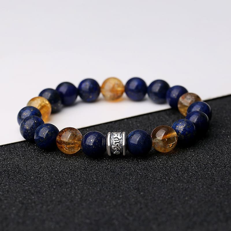 Wisdom & Wealth Lapis Lazuli Bracelet