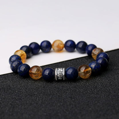 Wisdom & Wealth Lapis Lazuli Bracelet