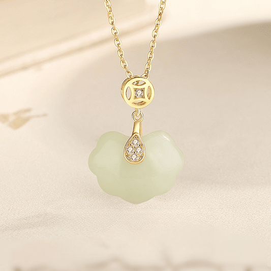 Jade Cloud Blessing Necklace