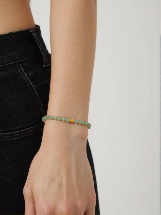 Minimalist Jade Balance Bracelet