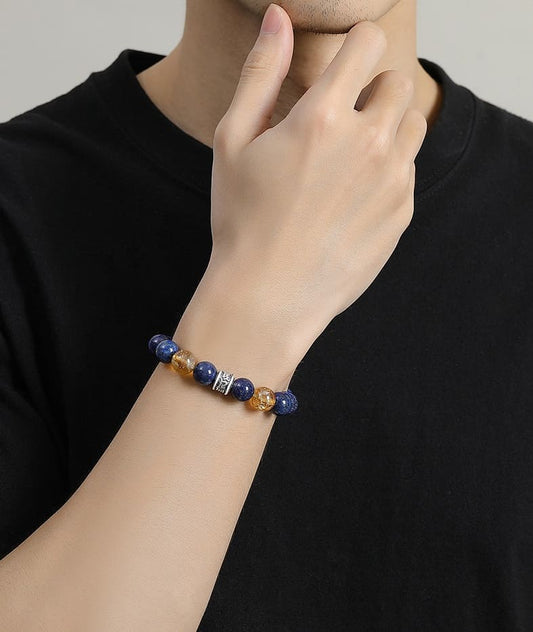 Wisdom & Wealth Lapis Lazuli Bracelet