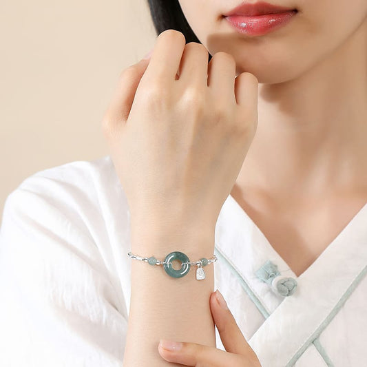 Tranquil Circle Jade Bracelet