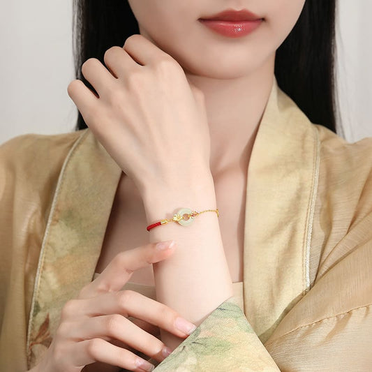 Koi Blessing Jade Bracelet