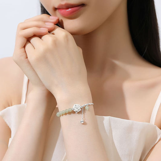 Pure Lotus Jade Bracelet