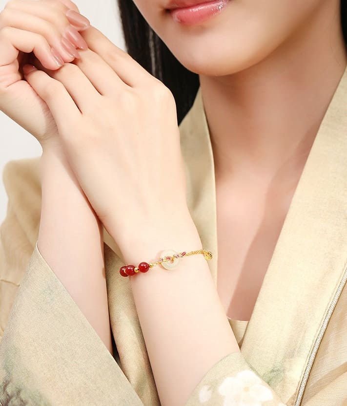 Prosperity Koi Jade Bracelet