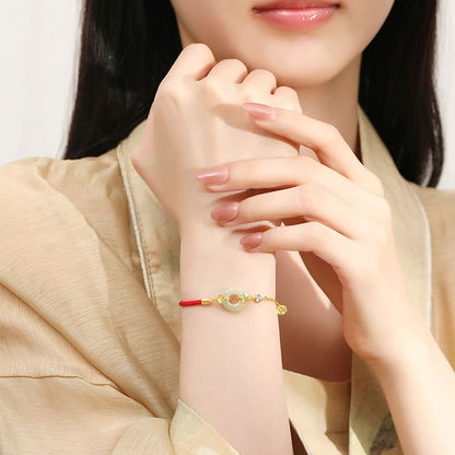 Ginkgo Harmony Jade Bracelet