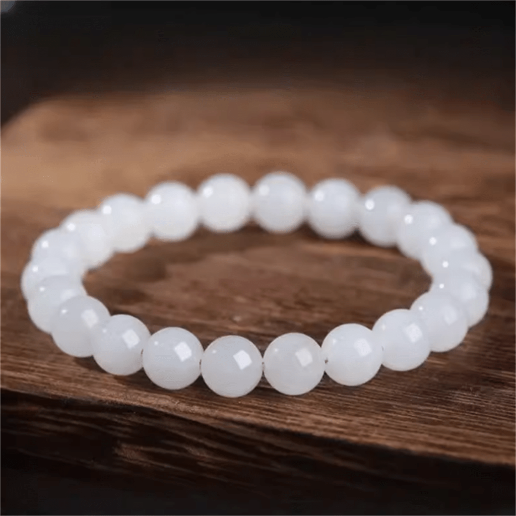 Moonstone bracelet emotional healing spiritual growth gemstone jewelry B0502 - JadeTale