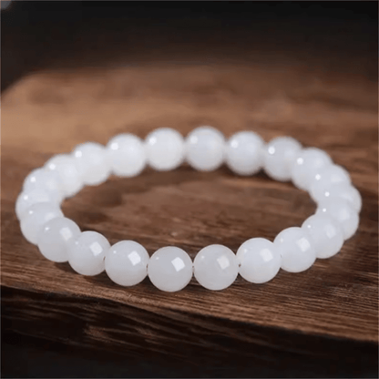 Moonstone bracelet emotional healing spiritual growth gemstone jewelry B0502 - JadeTale