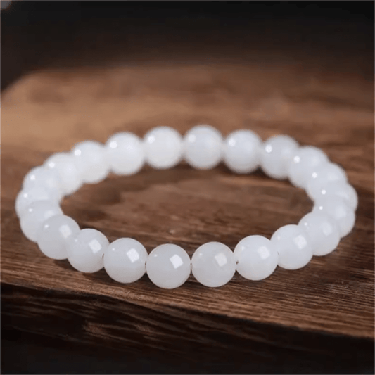 Moonstone bracelet emotional healing spiritual growth gemstone jewelry B0502 - JadeTale