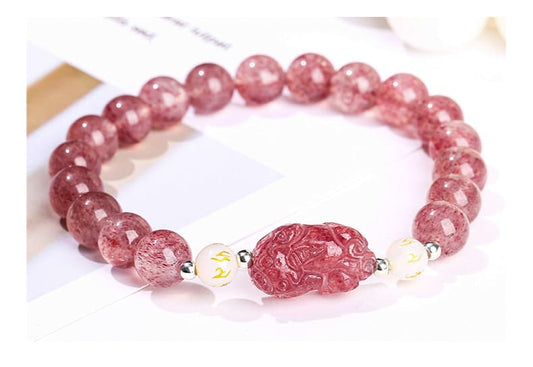 Rose Quartz Pixiu Bracelet – Love, Abundance & Emotional Healing - JadeTale